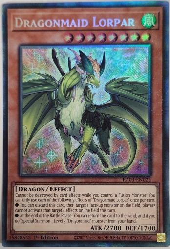 【CR】Dragonmaid Lorpar ドラゴンメイド・ルフト (1st Edition)