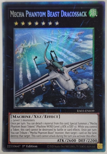 【CR】Mecha Phantom Beast Dracossack 幻獣機ドラゴサック (1st Edition)