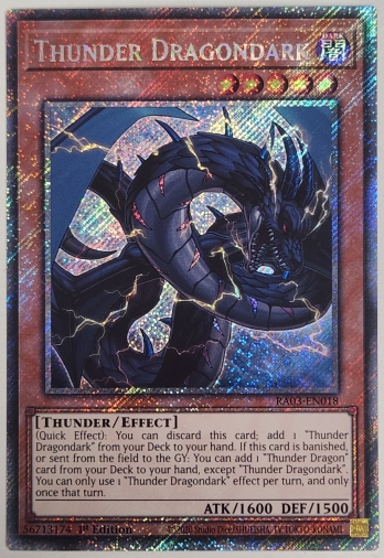 【PS】Thunder Dragondark 雷電龍−サンダー・ドラゴン (1st Edition)