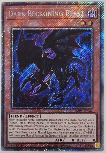 【PS】Dark Beckoning Beast 暗黒の招来神 (1st Edition)