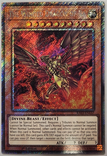 【PS】The Winged Dragon of Ra ラーの翼神竜 (1st Edition)