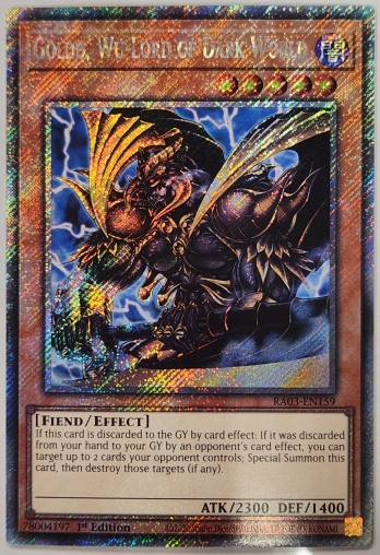 【PS】Goldd, Wu-Lord of Dark World 暗黒界の武神 ゴルド (1st Edition)