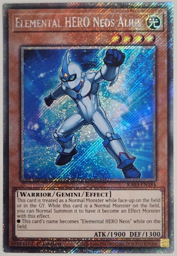 【PS】Elemental HERO Neos Alius E・HERO アナザー・ネオス (1st Edition)