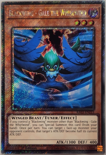 【PS】Blackwing - Gale the Whirlwind BF−疾風のゲイル (1st Edition)