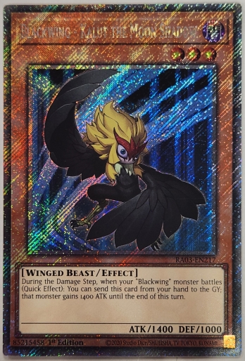 ��PS��Blackwing - Kalut the Moon Shadow BF�ݷ�ƤΥ��롼�� (1st Edition)