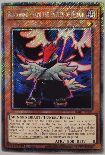 ��PS��Blackwing - Vayu the Emblem of Honor BF�����ԤΥ������� (1st Edition)