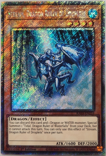 【PS】Stream, Dragon Ruler of Droplets 水征竜−ストリーム (1st Edition)