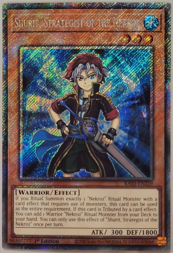 【PS】Shurit, Strategist of the Nekroz 影霊衣の術士 シュリット (1st Edition)
