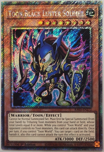 【PS】Toon Black Luster Soldier トゥーン・カオス・ソルジャー (1st Edition)