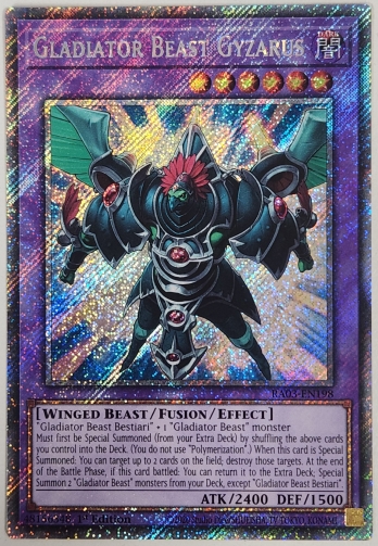 【PS】Gladiator Beast Gyzarus 剣闘獣ガイザレス (1st Edition)
