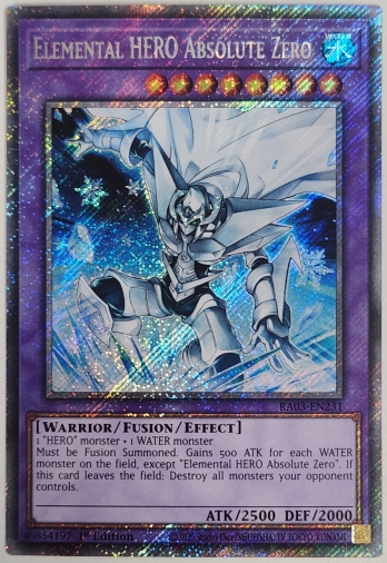 ��PS��Elemental HERO Absolute Zero E��HERO ���֥��롼��Zero (1st Edition)