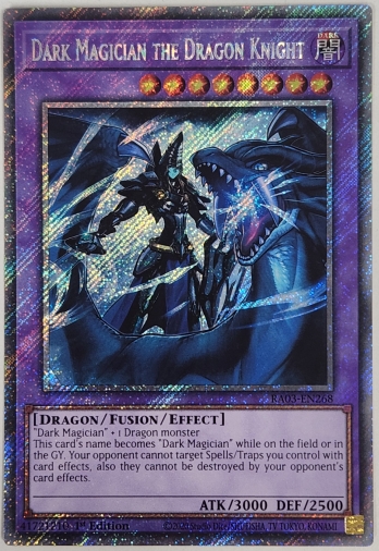 ��PS��Dark Magician the Dragon Knight ε���Υ֥�å����ޥ������ (1st Edition)