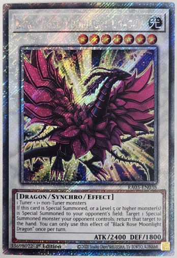 【PS】Black Rose Moonlight Dragon 月華竜 ブラック・ローズ (1st Edition)