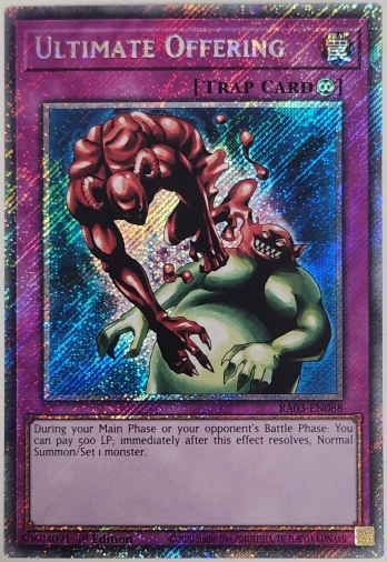 【PS】Ultimate Offering 血の代償 (1st Edition)