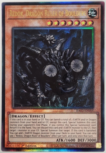 【UL】Redox, Dragon Ruler of Boulders 巌征竜−レドックス (1st Edition)