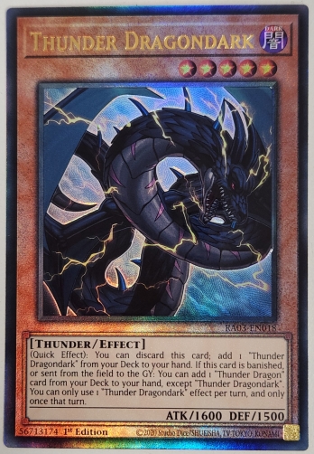 【UL】Thunder Dragondark 雷電龍−サンダー・ドラゴン (1st Edition)