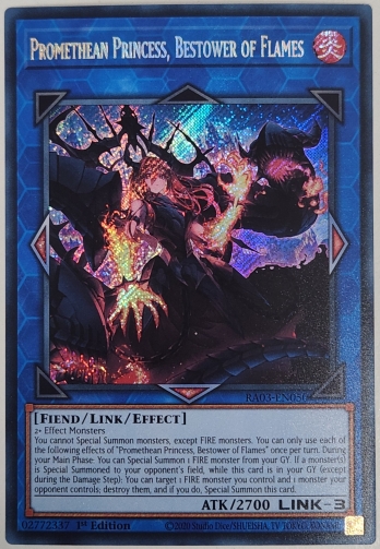 【SE】 Promethean Princess, Bestower of Flames 賜炎の咎姫 (1st Edition)
