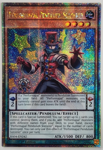 【QCSE】Performapal Pendulum Sorcerer EMペンデュラム・マジシャン (1st Edition)