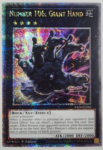 【QCSE】Number 106: Giant Hand No.106 巨岩掌ジャイアント・ハンド (1st Edition)