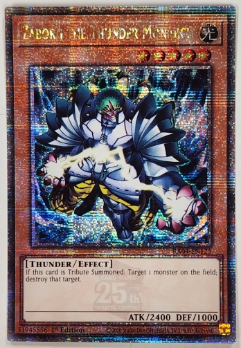 ��QCSE��Zaborg the Thunder Monarch ���륶�ܥ륰 (1st Edition)