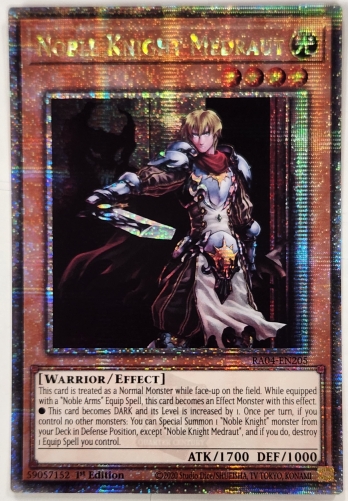 【QCSE】Noble Knight Medraut 聖騎士モルドレッド (1st Edition)