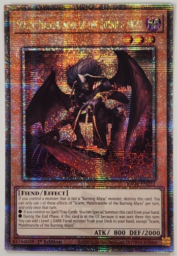【QCSE】Scarm, Malebranche of the Burning Abyss 彼岸の悪鬼 スカラマリオン (1st Edition)