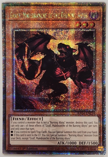 【QCSE】Graff, Malebranche of the Burning Abyss 彼岸の悪鬼 グラバースニッチ (1st Edition)