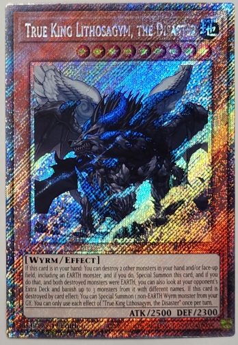 【PS】True King Lithosagym, the Disaster 真竜皇リトスアジムD (1st Edition)