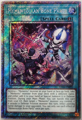 【PS】Mementotlan Bone Party メメント・ボーン・パーティー (1st Edition)