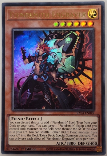 【UR】Fiendsmith Engraver 魔を刻むデモンスミス (1st Edition)