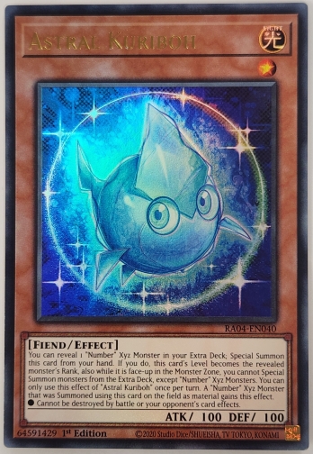 【UR】Astral Kuriboh アストラル・クリボー (1st Edition)