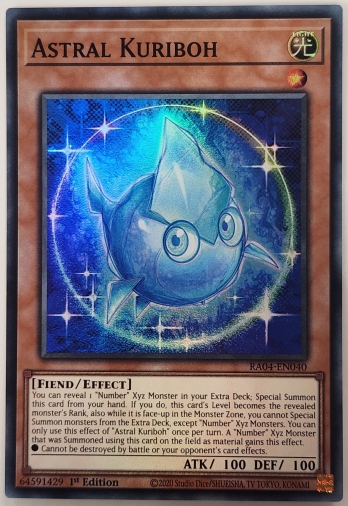 【SR】Astral Kuriboh アストラル・クリボー (1st Edition)