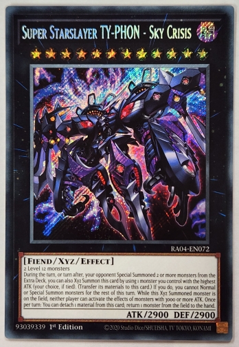 【SE】Super Starslayer TY-PHON - Sky Crisis 厄災の星ティ・フォン (1st Edition)