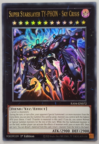 URSuper Starslayer TY-PHON - Sky Crisis Ҥƥե (1st Edition)