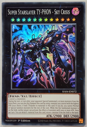 SRSuper Starslayer TY-PHON - Sky Crisis Ҥƥե (1st Edition)