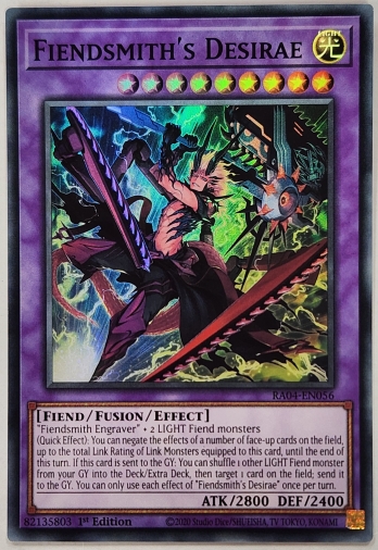 【SR】Fiendsmith's Desirae 刻まれし魔ディエスイレ (1st Edition)