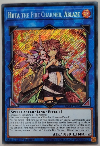 【SE】Hiita the Fire Charmer, Ablaze 灼熱の火霊使いヒータ (1st Edition)