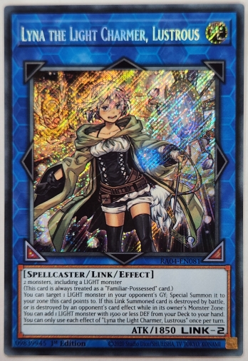 【SE】Lyna the Light Charmer, Lustrous 照耀の光霊使いライナ (1st Edition)