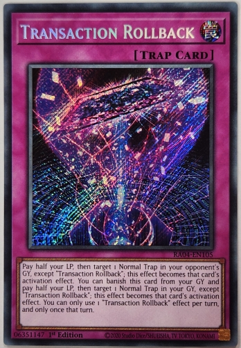 【SE】Transaction Rollback トランザクション・ロールバック (1st Edition)