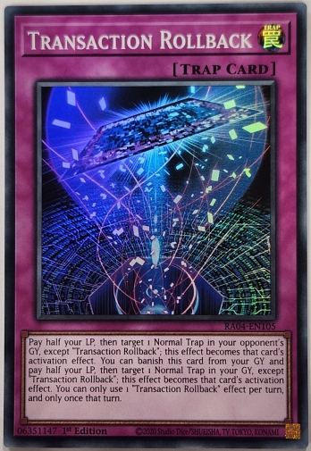 【SR】Transaction Rollback トランザクション・ロールバック (1st Edition)