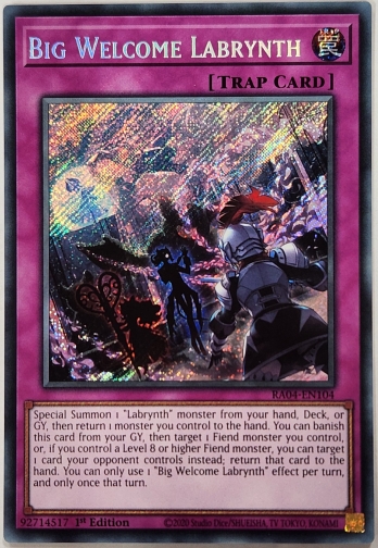【SE】Big Welcome Labrynth ビッグウェルカム・ラビュリンス (1st Edition)