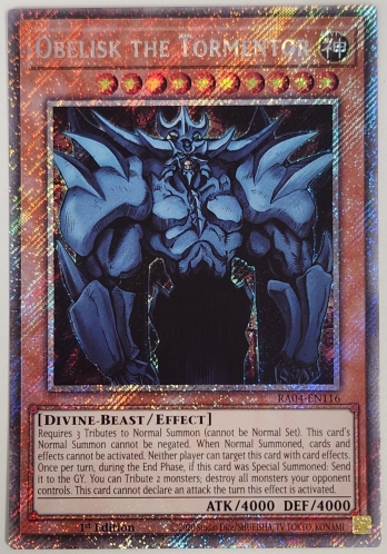 【PS】Obelisk the Tormentor オベリスクの巨神兵 (1st Edition)