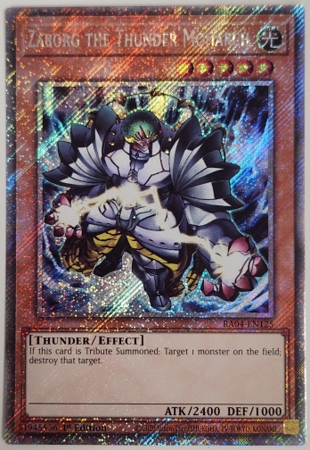 【PS】Zaborg the Thunder Monarch 雷帝ザボルグ (1st Edition)