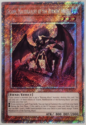 【PS】Scarm, Malebranche of the Burning Abyss 彼岸の悪鬼 スカラマリオン (1st Edition)