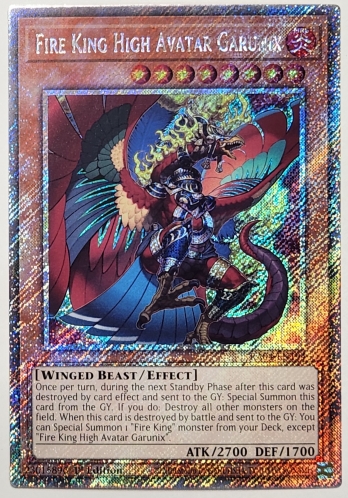 【PS】Fire King High Avatar Garunix 炎王神獣 ガルドニクス (1st Edition)