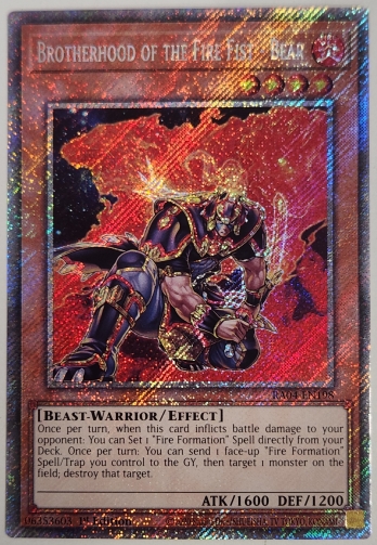 【PS】Brotherhood of the Fire Fist - Bear 暗炎星−ユウシ (1st Edition)