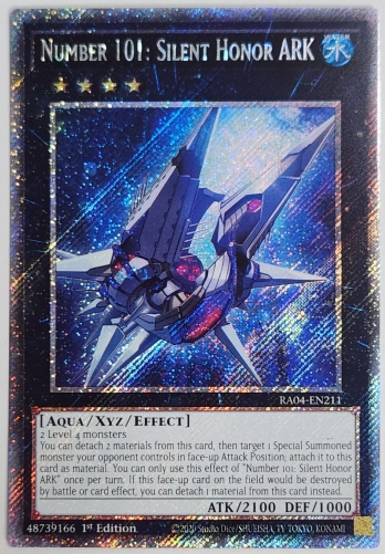 【PS】Number 101: Silent Honor ARK No.101 S・H・Ark Knight (1st Edition)