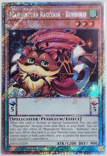 ��PS��Majespecter Raccoon - Bunbuku �ޥ������ڥ��������饯���� (1st Edition)