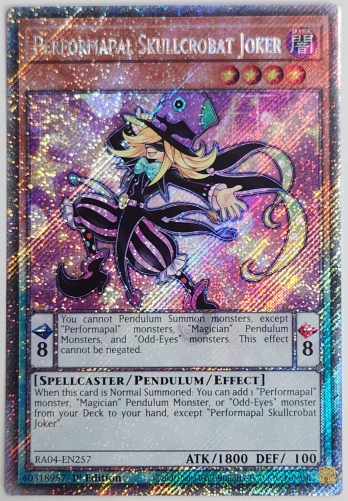 【PS】Performapal Skullcrobat Joker EMドクロバット・ジョーカー (1st Edition)