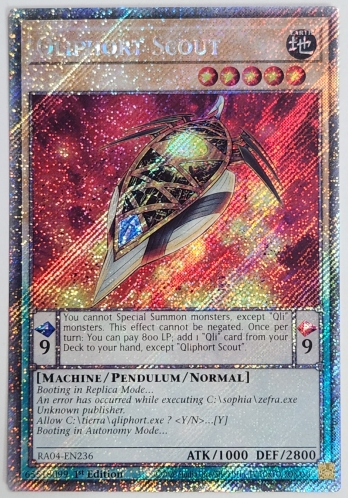 【PS】Qliphort Scout クリフォート・ツール (1st Edition)